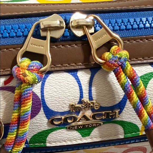 Coach Rowan Signature Canvas Satchel - Picture 8 of 15